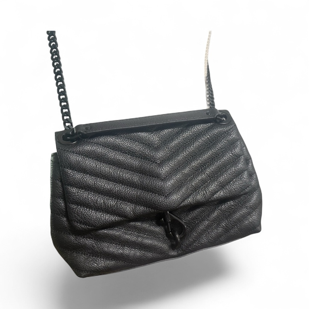 Rebecca Minkoff Black Edie Crossbody w/ Antique Black Hardware